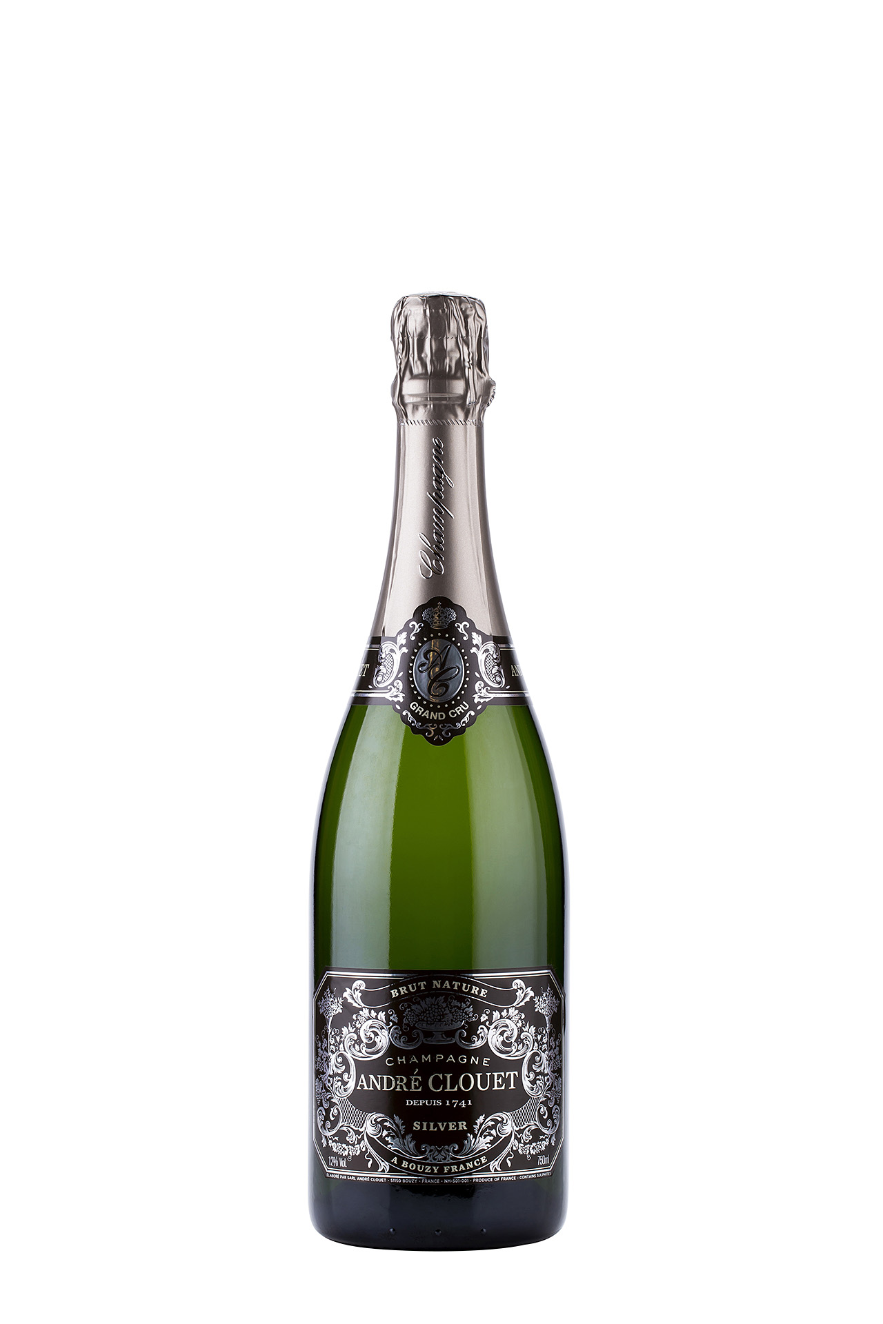 NV Silver Brut Nature, Andre Clouet